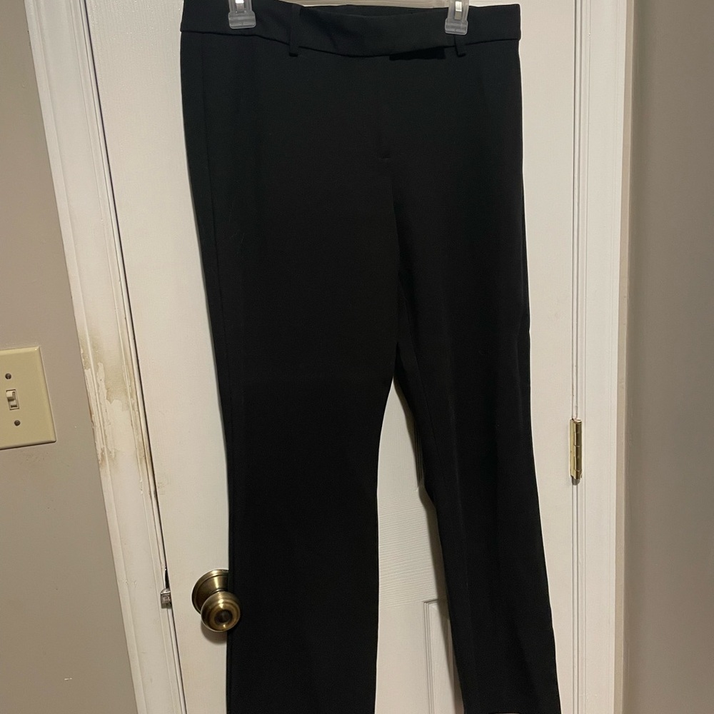 Talbots Black Trousers with Elastic Waistband